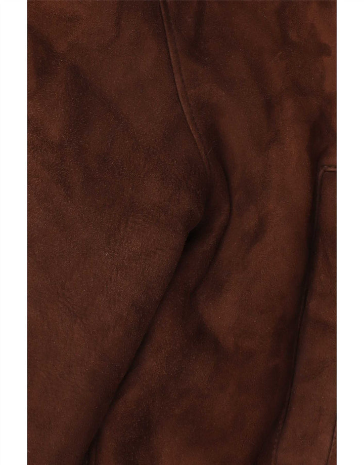 Giubbotto in montone da uomo Mabrun IT 56 3XL Marrone