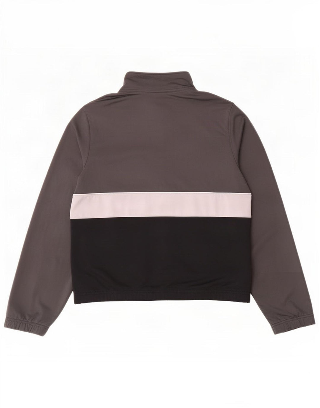 Giacca da ginnastica da uomo Nike Small in poliestere color block grigio
