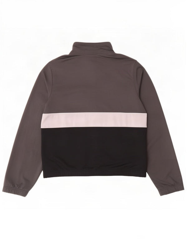 Giacca da ginnastica da uomo Nike Small in poliestere color block grigio