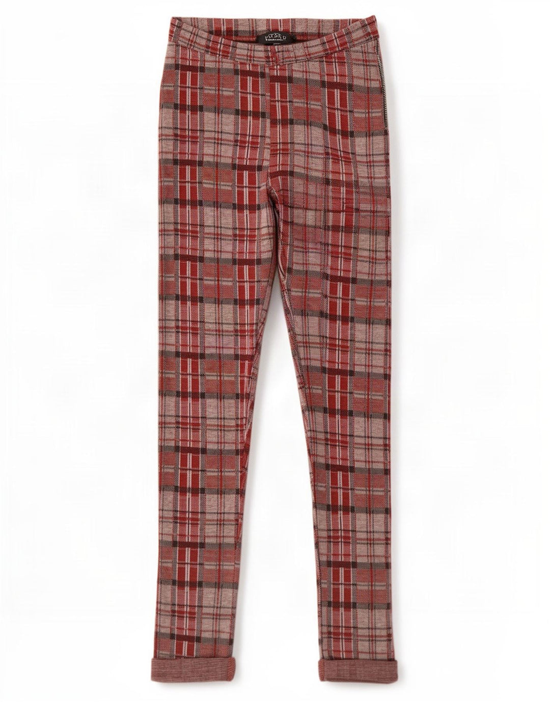 Leggings grafici da donna Topshop UK 8 poliestere a quadri rossi piccoli