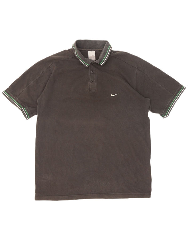 Polo Nike Uomo UK 45/47 XL Cotone a righe nere
