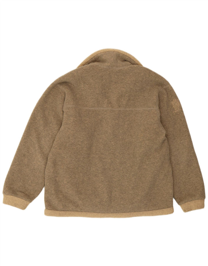 Lowe Alpine Maglione in pile da uomo Petite con zip e collo piccolo color kaki