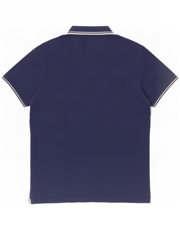Polo da uomo Champion a righe grandi blu navy
