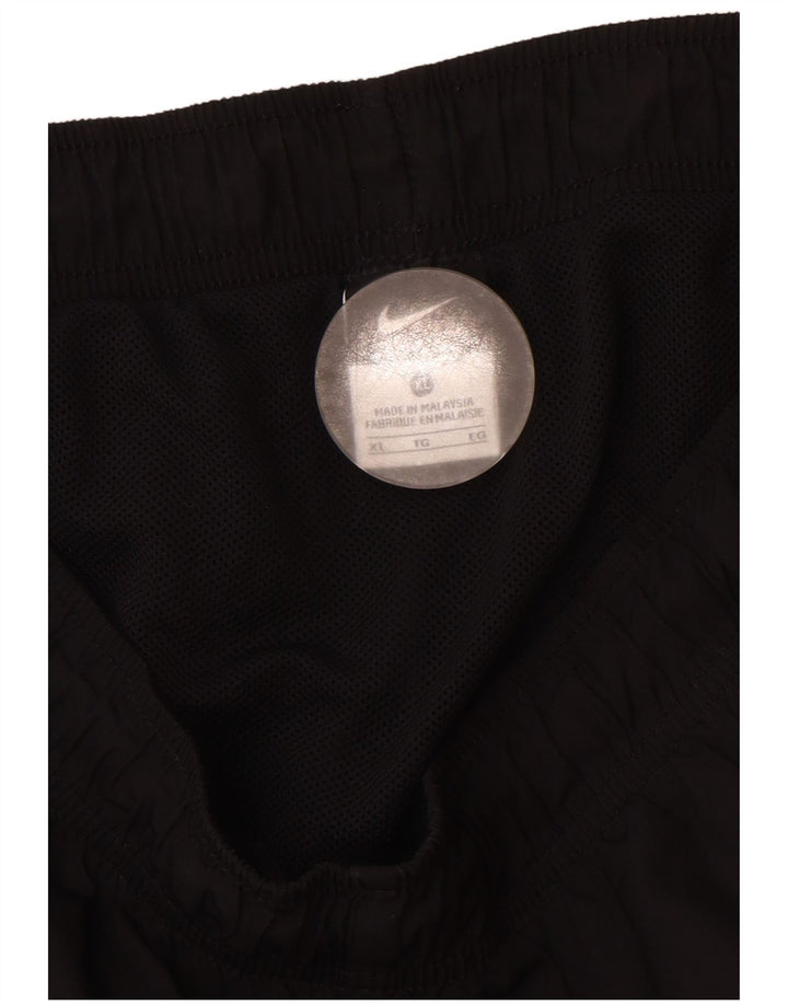 Pantaloncini sportivi Nike Bermuda da uomo XL Nero in poliestere color block