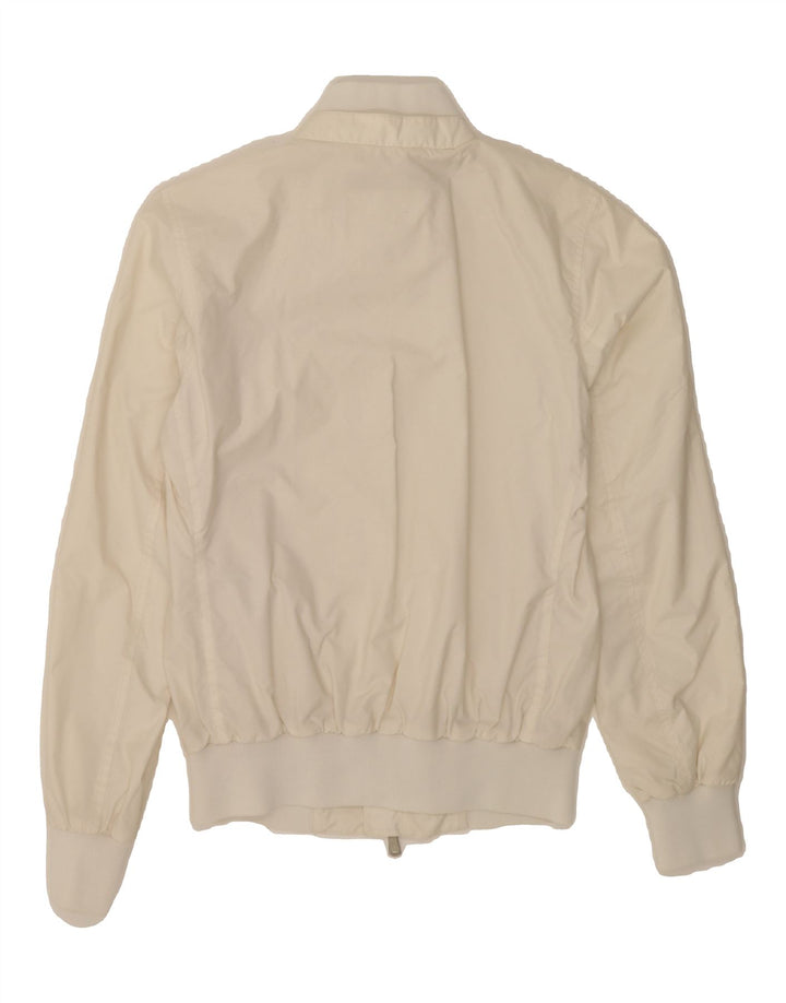NORTH SAILS Womens Bomber Jacket UK 10 Small Off White Polyamide Vintage North Sails and Second-Hand North Sails from Messina Hembry 