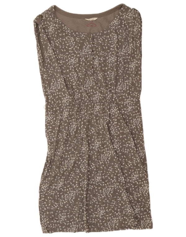 Abito tubino senza maniche da donna White Stuff UK 14 Grande floreale grigio