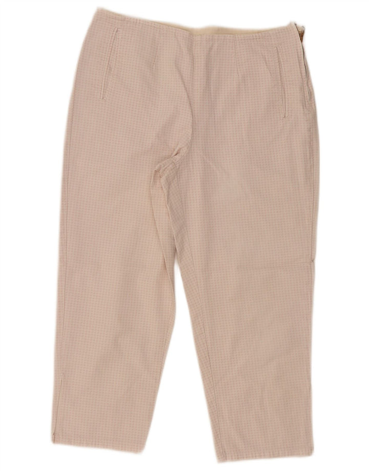 Pantaloni Capri affusolati da donna Rifle W30 L22 pied de poule rosa