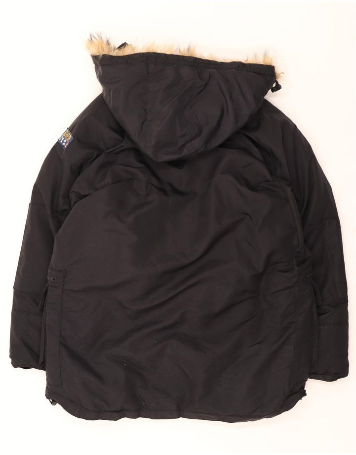 Giacca imbottita con cappuccio da uomo Woolrich UK 42 XL nylon nero