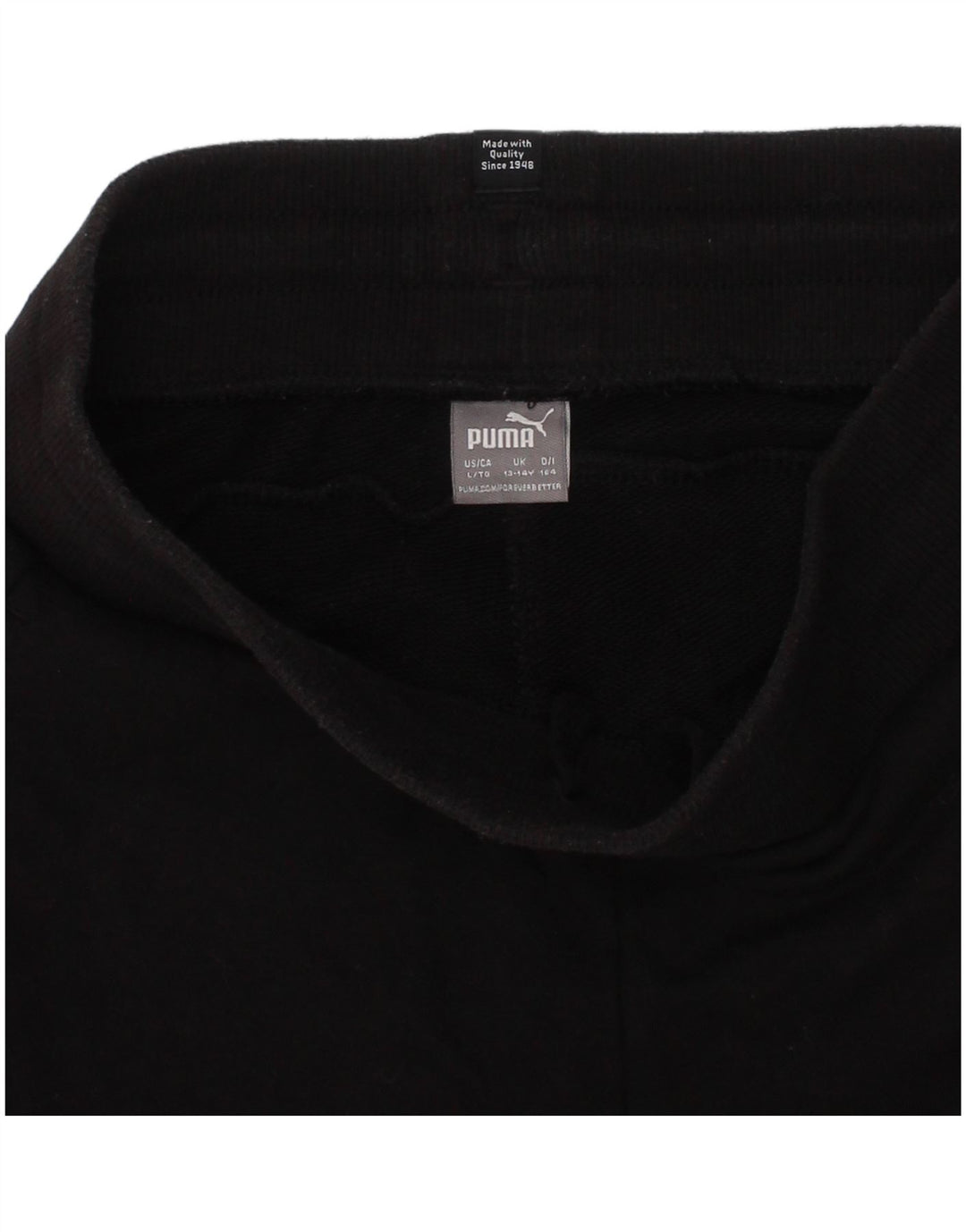 Pantaloncini sportivi Puma per bambina 13-14 anni in cotone nero