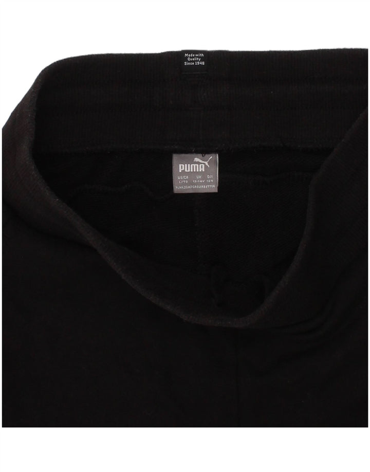 Pantaloncini sportivi Puma per bambina 13-14 anni in cotone nero