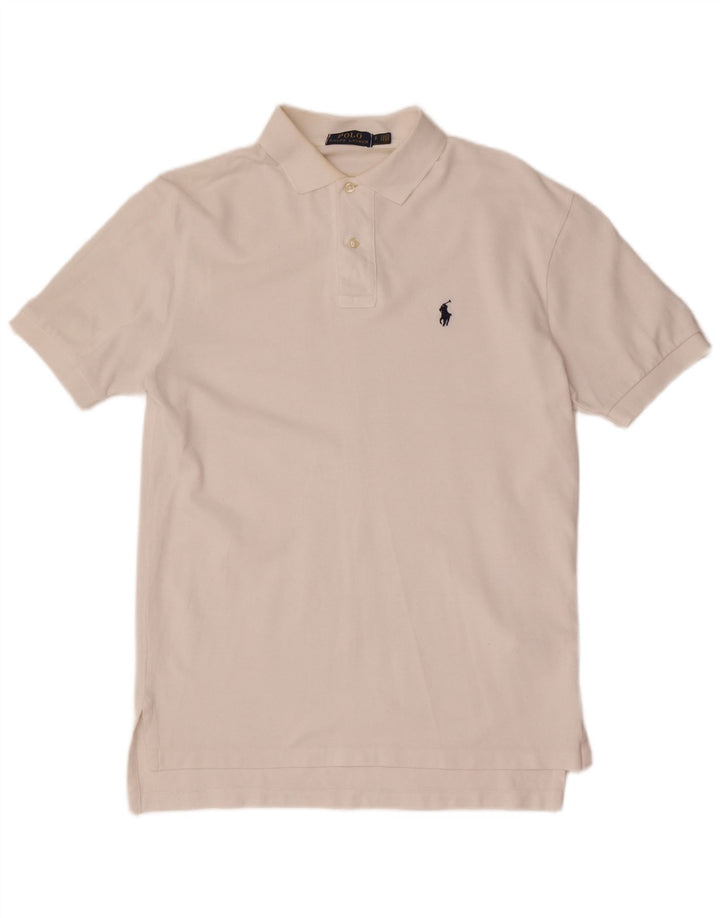 Polo Ralph Lauren Camicia da uomo piccola in cotone bianco