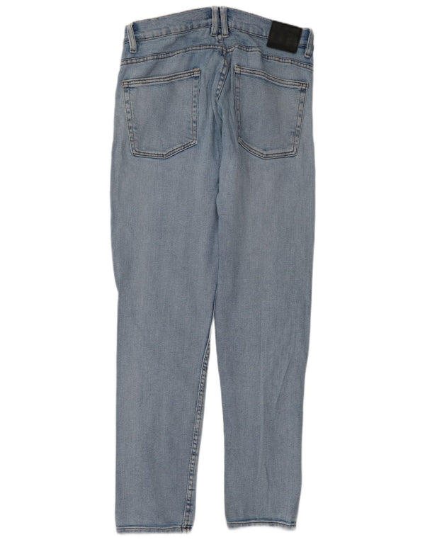Jeans slim da uomo Zara EU 42 Large W32 L32 cotone blu