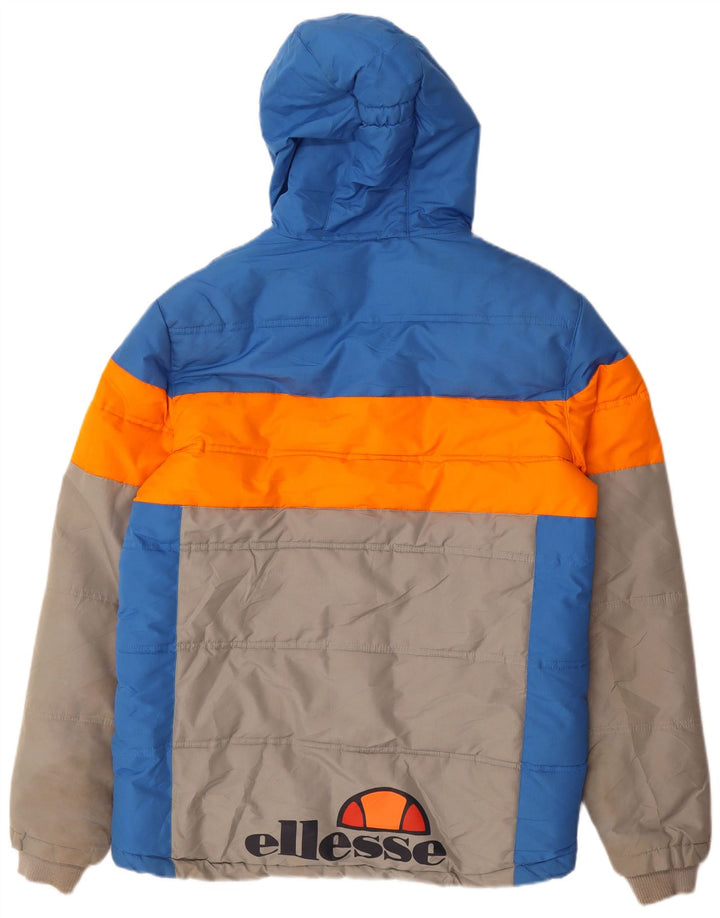 Giacca imbottita grafica da uomo Ellesse UK 38 Colorblock medio multicolore