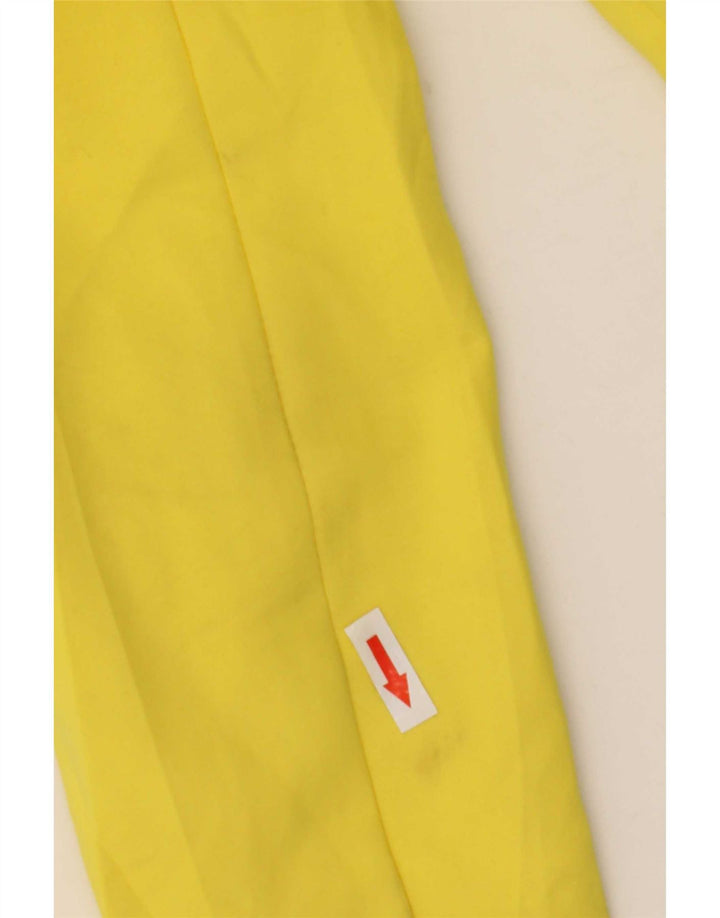Giacca blazer a 1 bottone da donna Zara UK 10 piccola in poliestere giallo