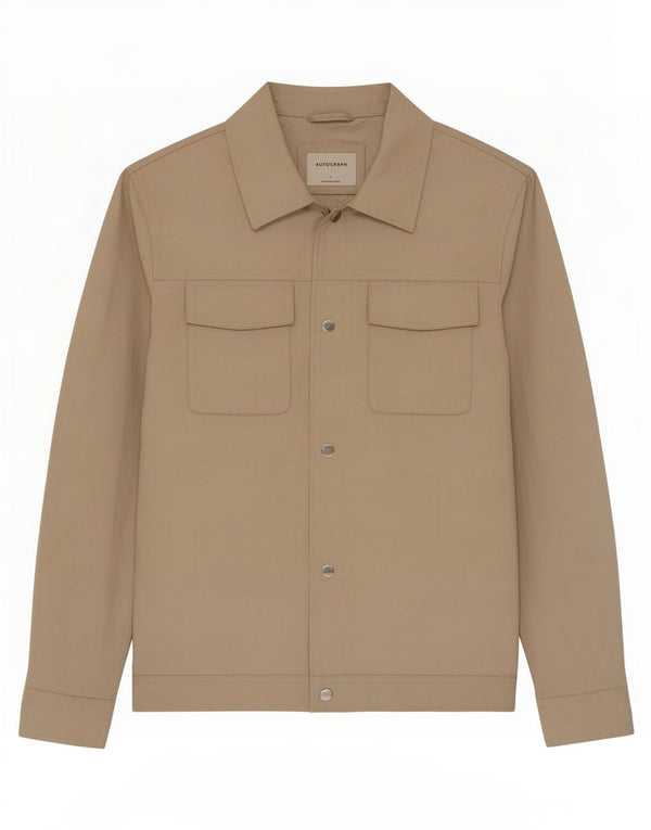 Giubbotto bomber da uomo Marks & Spencer UK 40 grande beige