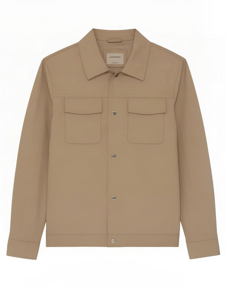 Giubbotto bomber da uomo Marks & Spencer UK 40 grande beige
