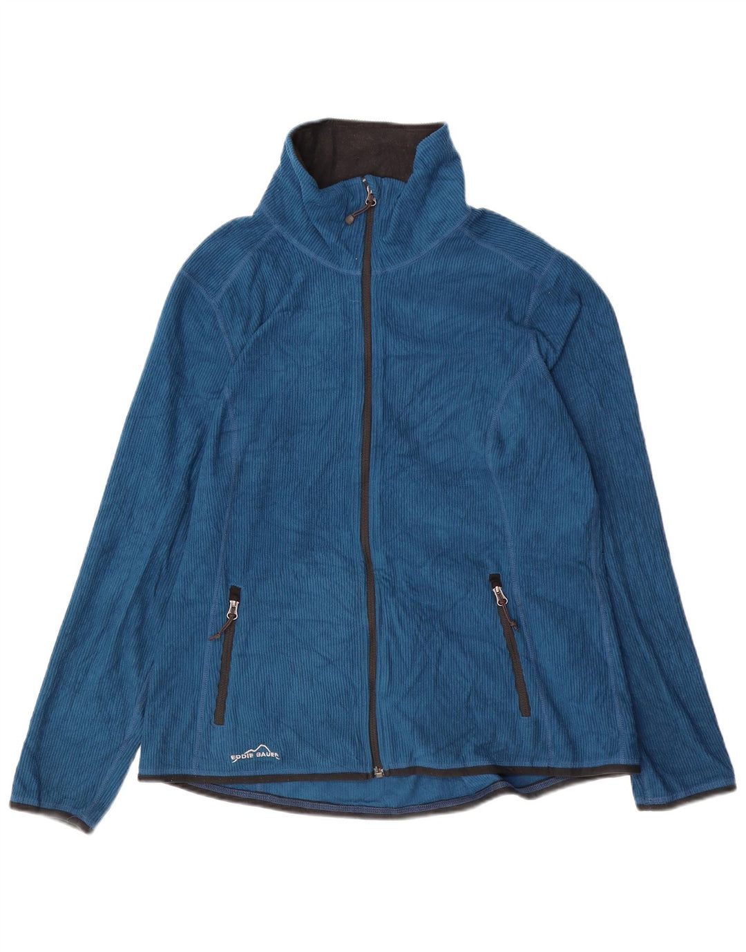 Giacca in pile da donna EDDIE BAUER UK 18 XL poliestere blu