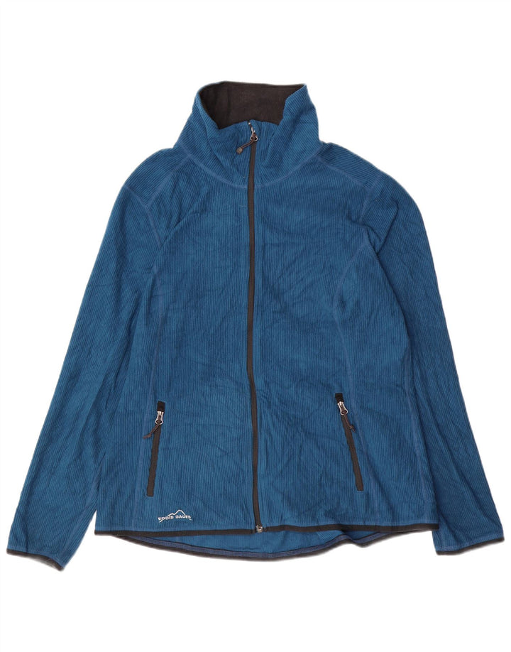 Giacca in pile da donna EDDIE BAUER UK 18 XL poliestere blu