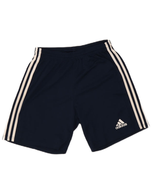 Pantaloncini sportivi Adidas da uomo medi blu navy