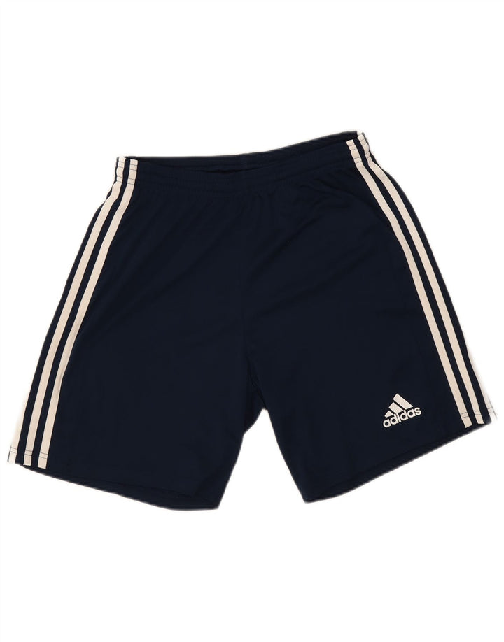 Pantaloncini sportivi Adidas da uomo medi blu navy