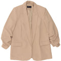Giacca Open Blazer da donna Marks & Spencer UK 12 Poliestere beige medio