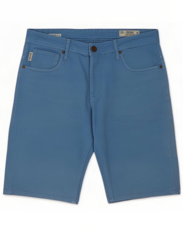 Jack & Jones Pantaloncini casual vestibilità regolare da uomo Large W34 Blu Cotone