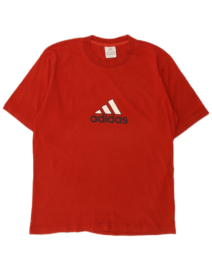 T-shirt grafica da uomo ADIDAS Top UK 40/42 rosso medio