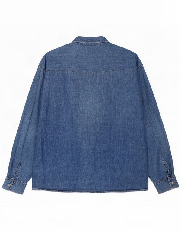 Camicia di jeans da uomo Colorado XL Cotone blu