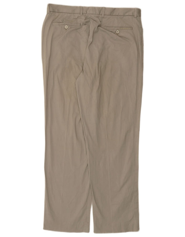 Pantaloni chino dritti da uomo Versus By Gianni Versace IT 52 XL W34 L30 Grigio