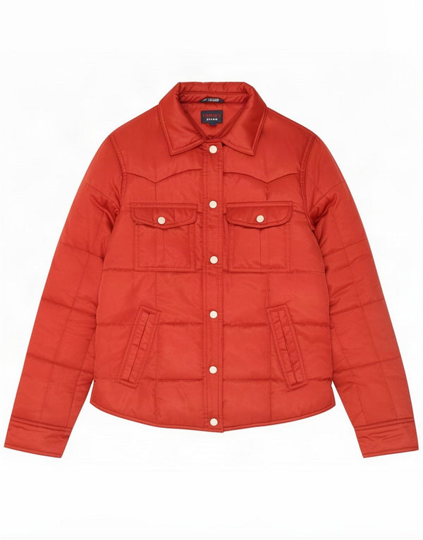 Giacca imbottita da donna Tommy Hilfiger UK 12 Medium Red Poliestere
