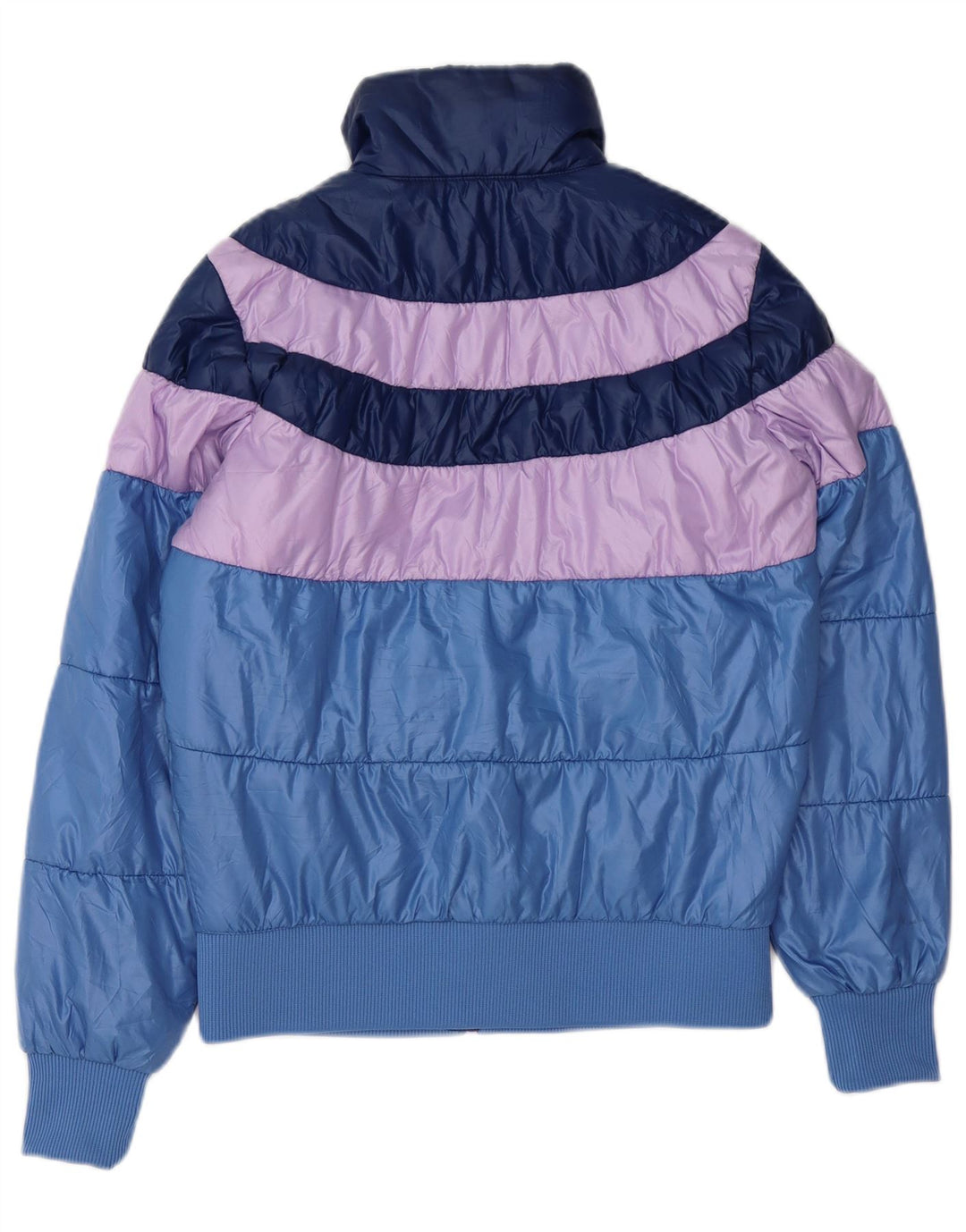 Giacca imbottita da donna PUMA UK 10 Small Blu Poliestere color block