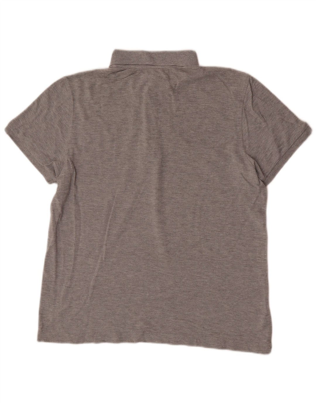 Polo da uomo Lotto Large in cotone mélange grigio