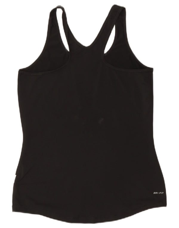 Canotta grafica Nike Dri Fit da donna UK 14 grande nera