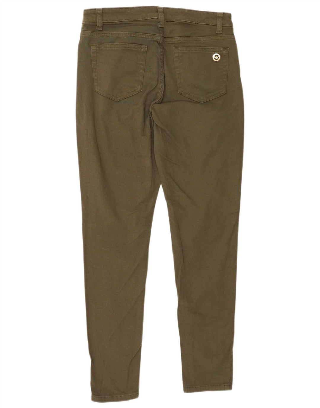 MICHAEL KORS Pantaloni casual skinny da donna US 8 medi W28 L29 Cachi