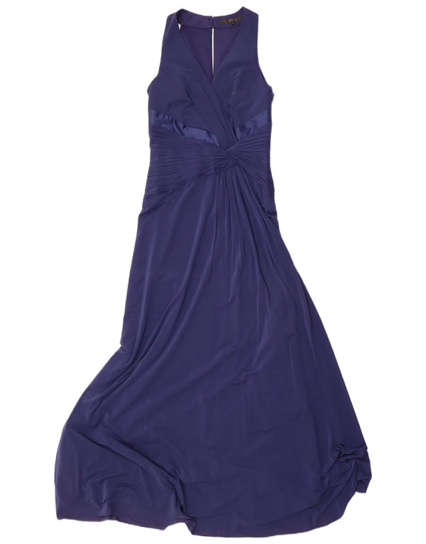 Abito lungo senza maniche da donna Coast UK 10 piccolo blu