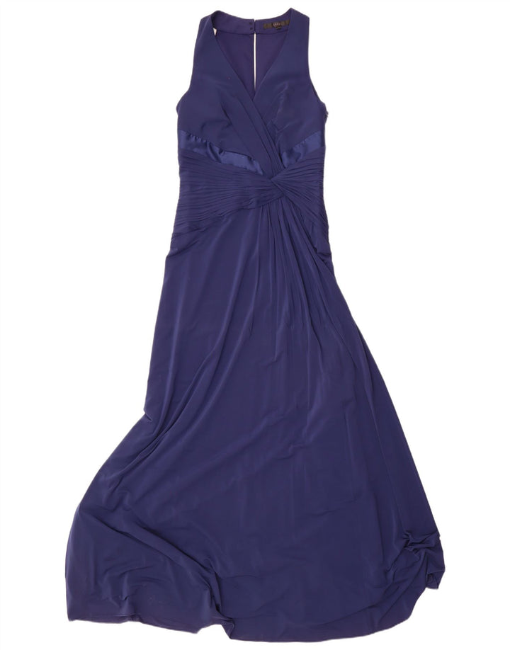 Abito lungo senza maniche da donna Coast UK 10 piccolo blu