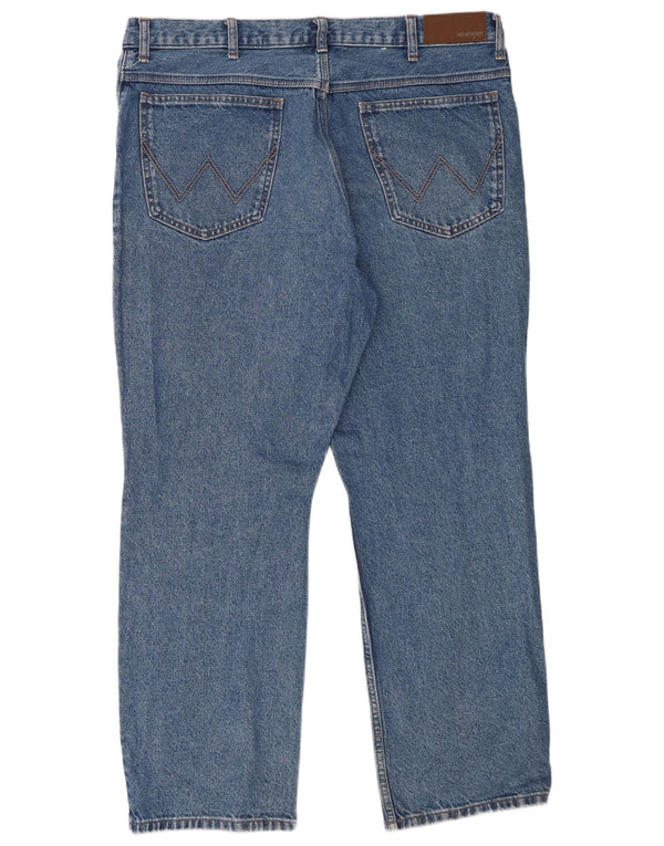 Jeans dritti da uomo Wrangler W40 L30 cotone blu