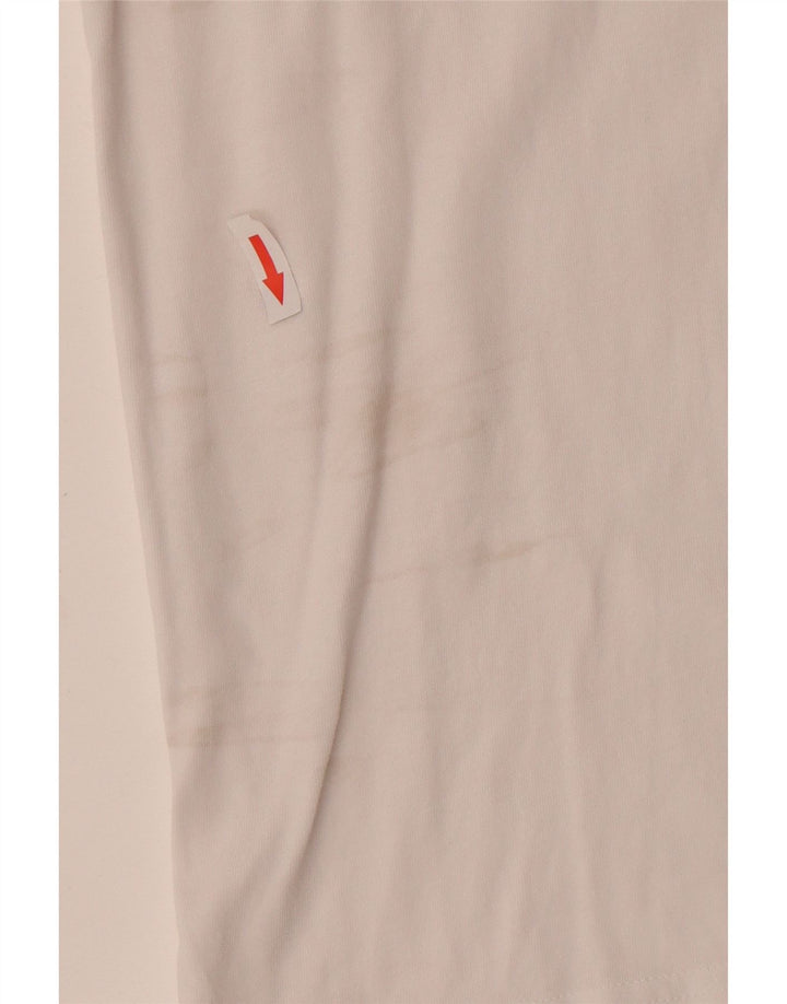 T-shirt grafica da uomo Calvin Klein Top in cotone bianco medio