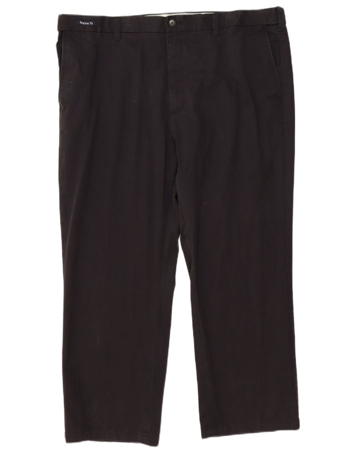 Pantaloni chino vestibilità regolare Marks & Spencer da uomo blu Harbour W44 L29 neri