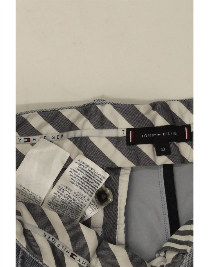 Pantaloncini chino da uomo Tommy Hilfiger W33 cotone blu medio