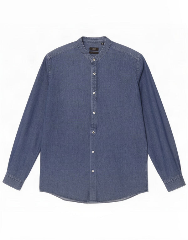 Camicia Liu Jo da uomo slim fit taglia 16 41 large in cotone blu
