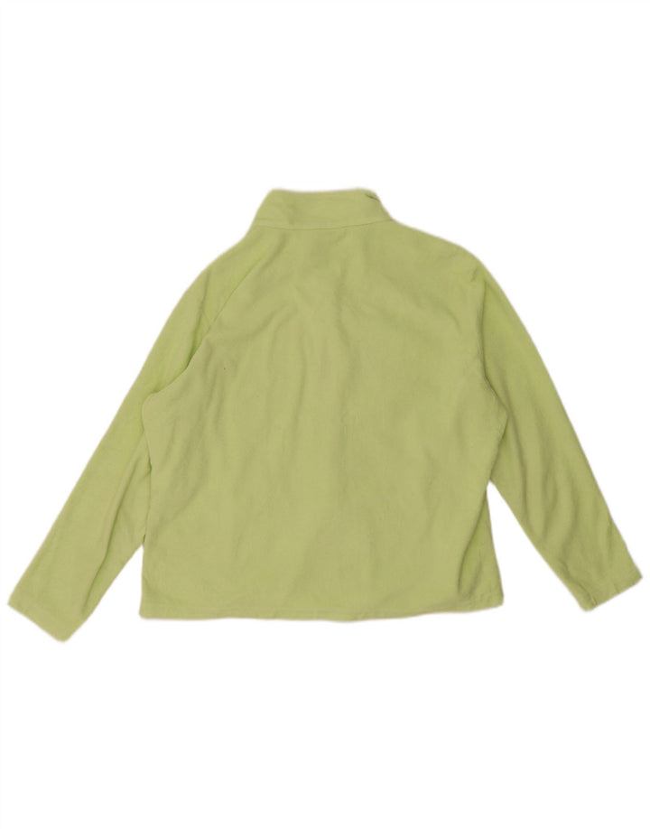 Giacca in pile da donna Marks & Spencer UK 20 2XL poliestere verde