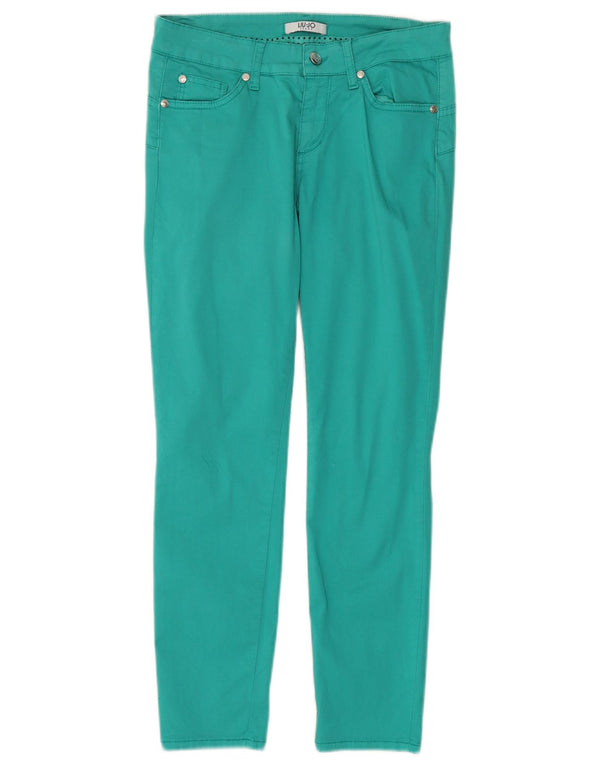 Pantaloni Casual Slim Donna Liu Jo W28 L27 Turchese