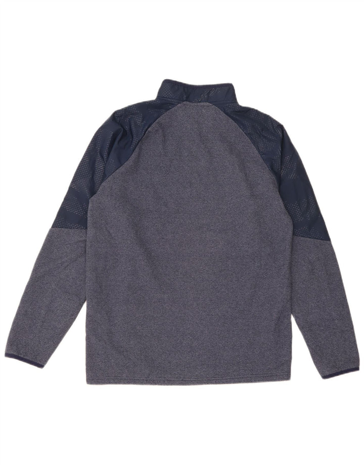 Under Armour Uomo Cold Gear Felpa Maglione Piccolo Blu Navy Colourblock