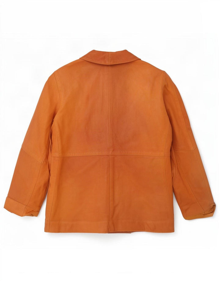 Giacca in pelle vintage da donna EU 44 XL Marrone