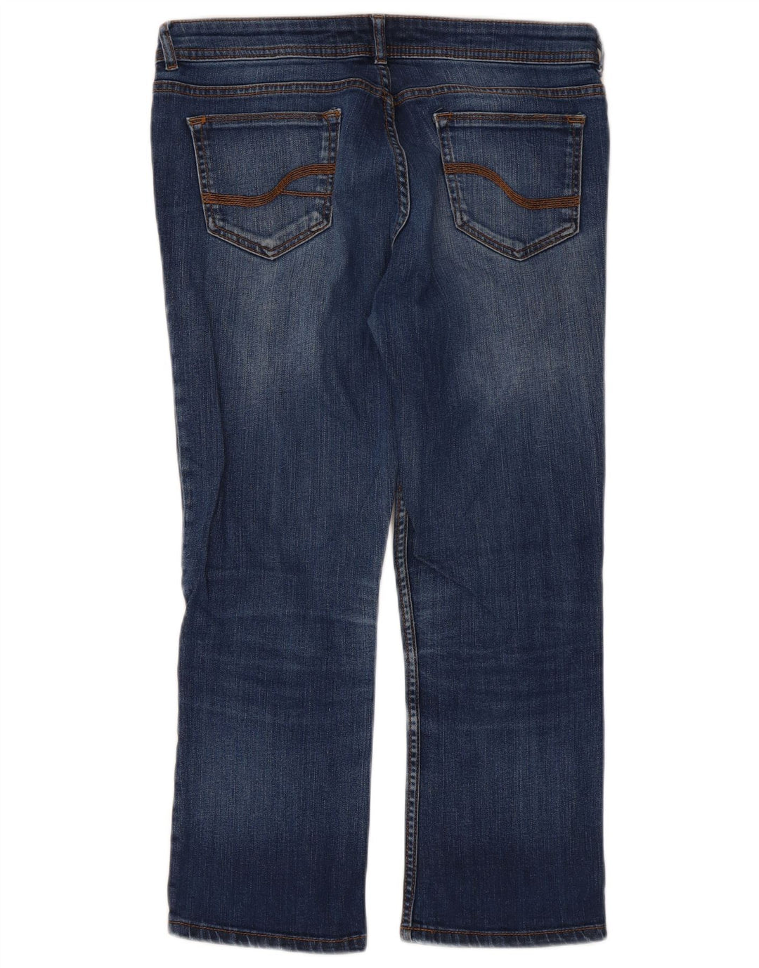 Jeans corti da donna Fat Face UK 12 medi W32 L23 Blu