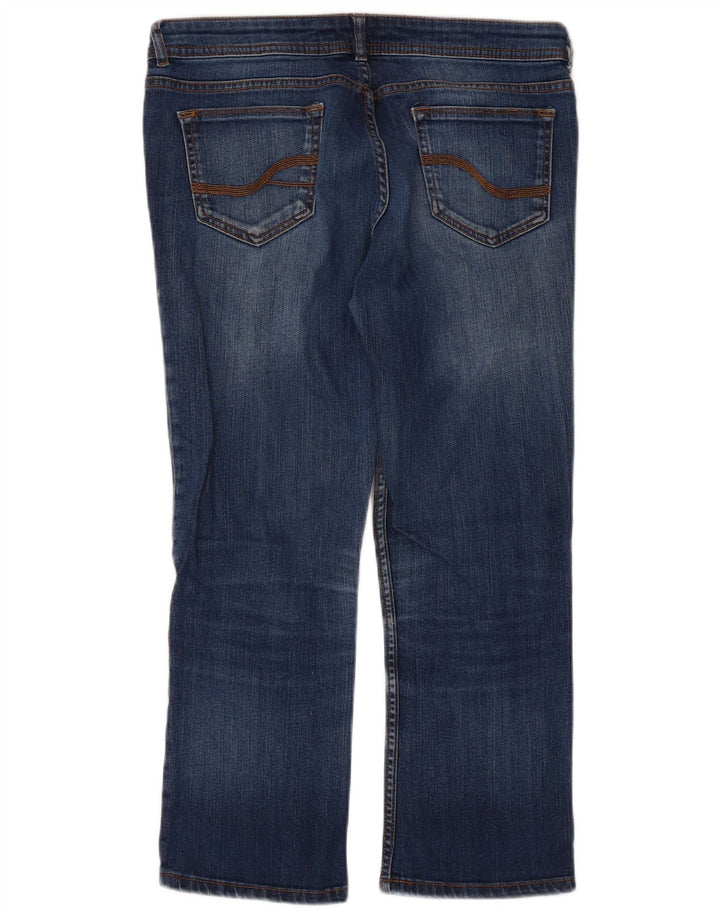 Jeans corti da donna Fat Face UK 12 medi W32 L23 Blu