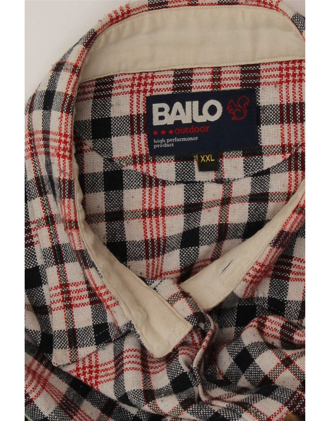 Camicia da uomo in flanella Bailo 2XL a quadri multicolore