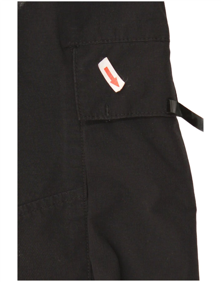 Pantaloni cargo affusolati corti Zara da uomo medi W32 L24 neri