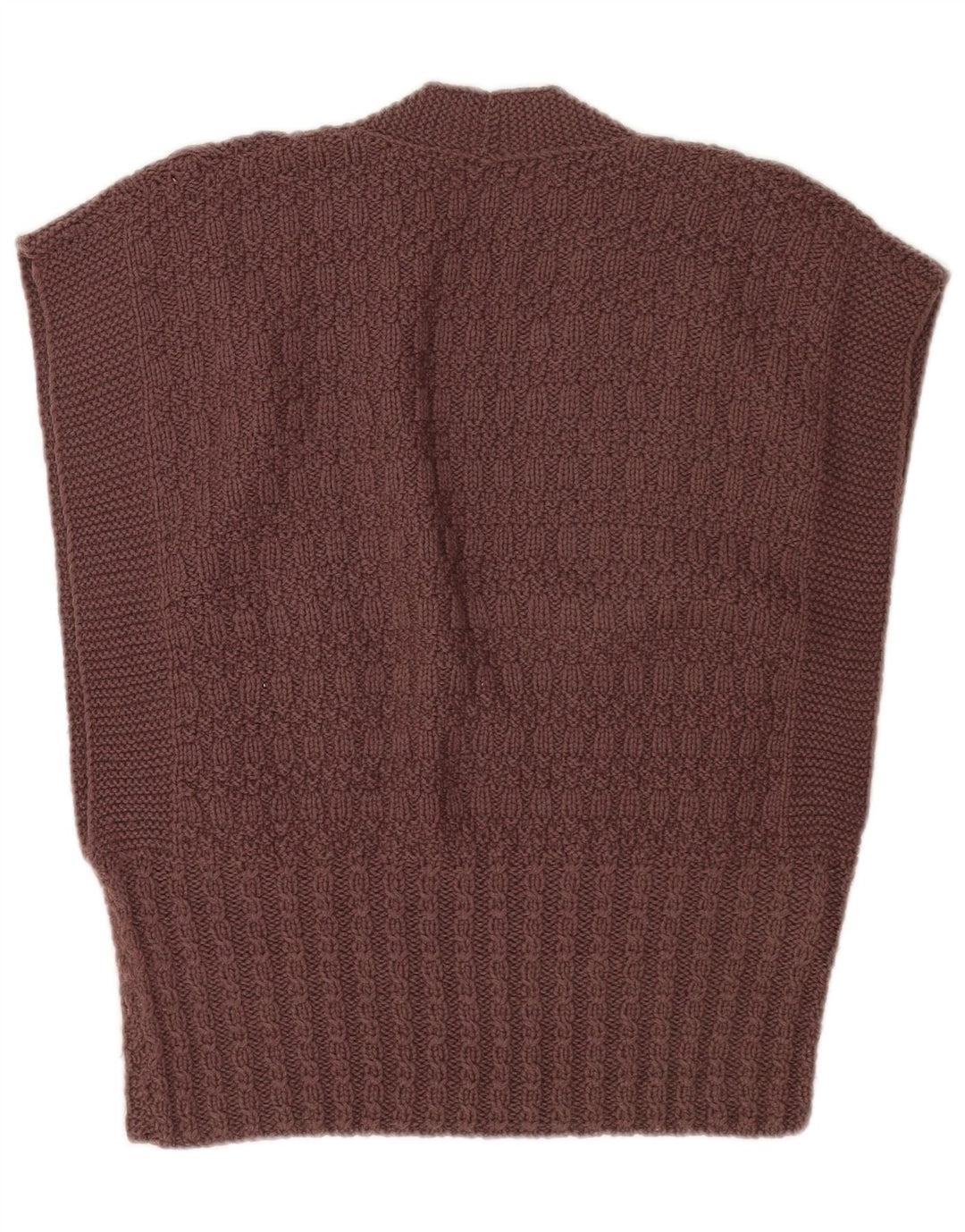 Canotta vintage da donna, canotta UK 10 piccola marrone
